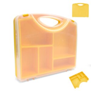 Playmobil Meeneemkoffer Large Geel met transparante deksel en inlay