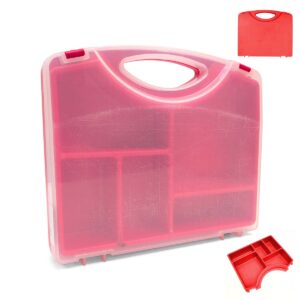 Playmobil Meeneemkoffer Large Rood met transparante deksel en inlay