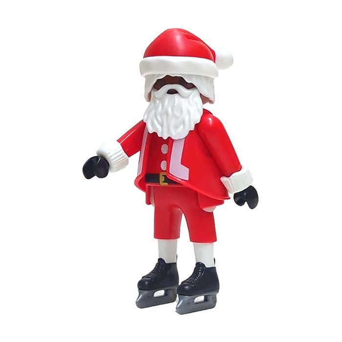 Playmobil Zwarte Kerstman op schaatsen