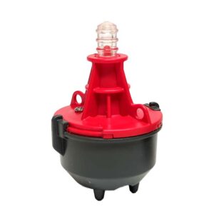 Boei met signaalverlichting Rood