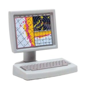 Computer. met toetsenbord