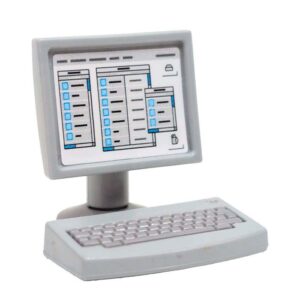 Computer. met toetsenbord