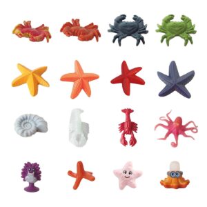 Playmobil Zeedieren Kreeft, Octopus, Zeester, Krab, Schelp Overzicht