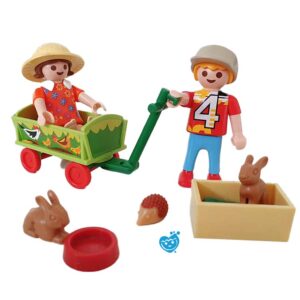 Playmobil Bolderwagen met dieren