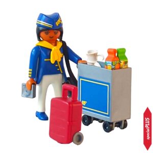 Playmobil 4761 Stewardess Met Trolley