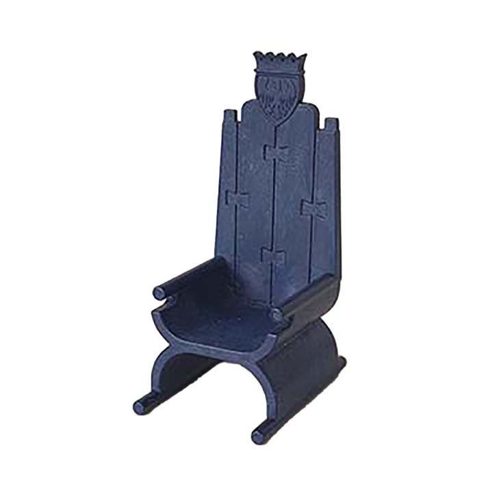 Koningsstoel Blauw