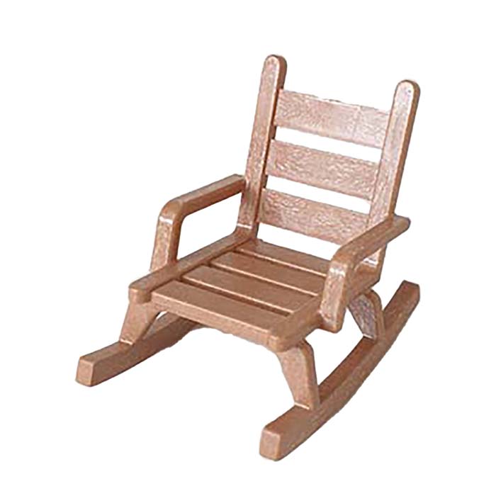 Schommelstoel Bruin