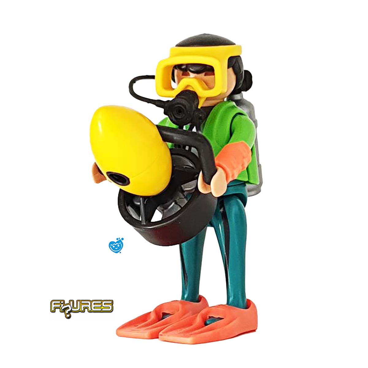 Playmobil Figures Serie 17 – Duiker met Diepzee Motor