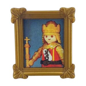 Schilderij met koning