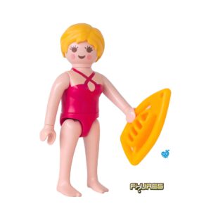 Playmobil Figures Serie 4 - Zwemmer in rood pak