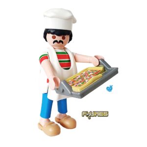 Playmobil Figures Serie 1 - Pizza bakker