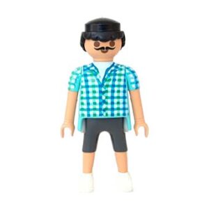 Playmobil Getinte man in korte broek