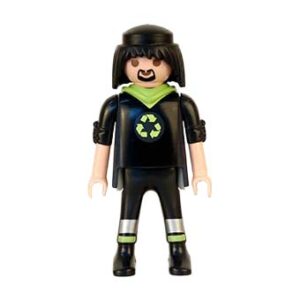 Playmobil Man Poppetje Vuilnisman