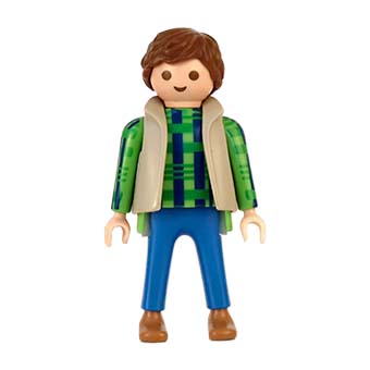 Playmobil Wandelaar, Vrije tijd, netjes gekleed, Succesvol, Vader, Schoonvader, Perfect Plaatje