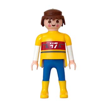 Playmobil Glazenwasser, Hard werkende man