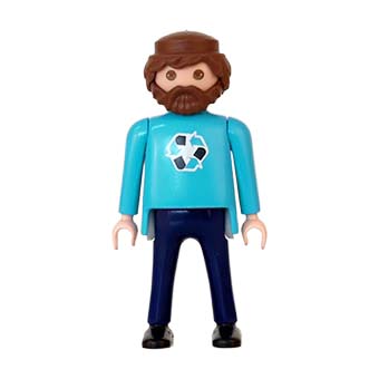Playmobil De Mileu Bewuste Man