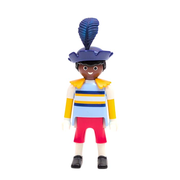 Playmobil Zwarte Piet met Blauwe Veerhoed