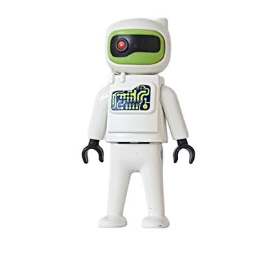 Playmobil Kind Jongen Robots, Broek lang Wit – Dappere Vince