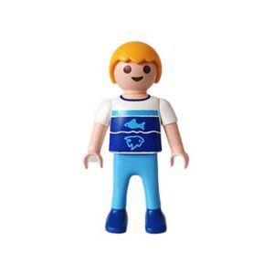 Playmobil Kind Jongen, Blauwe Broek – Dierenvriend Siem