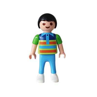 Playmobil Kind Jongen, Blauwe Broek – Stoere Jan