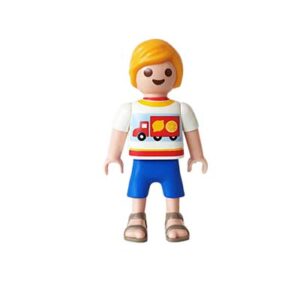 Playmobil Kind Jongen, Korte Broek, Blauw – Vlotte Noah
