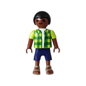 Playmobil Kind Jongen, Korte Broek, Blauw – Charmante Siem
