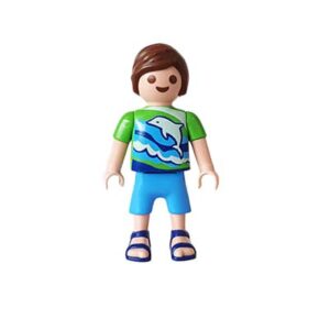 Playmobil Kind Jongen, Korte Broek, Blauw – Slimme Stijn