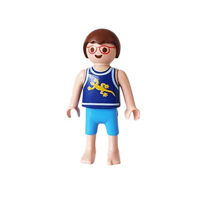 Playmobil Kind Jongen, Korte Broek, Blauw – Enige Dani