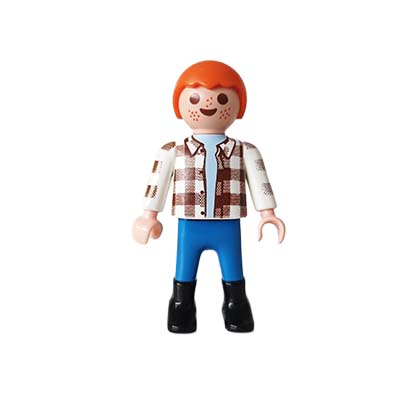 Playmobil Kind Jongen, Lange Broek, Blauw – Schattige Sem