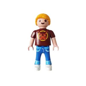 Playmobil Kind Jongen, Lange Broek, Blauw – Aardige Sepp