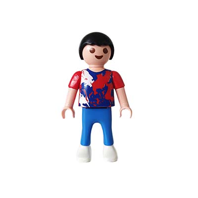 Playmobil Kind Jongen, Lange Broek, Blauw – Slimme Stijn