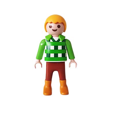 Playmobil Kind Jongen, Lange Broek, Bruin – Vriendelijke Milan