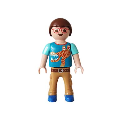 Playmobil Kind Jongen, Lange Broek, Bruin – Dappere Mats