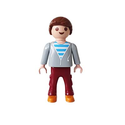 Playmobil Kind Jongen, Lange Broek, Bruin – Lieve Xander