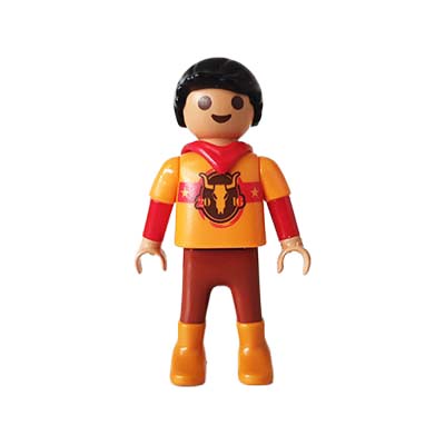 Playmobil Kind Jongen, Lange Broek, Bruin – Aardige Abel