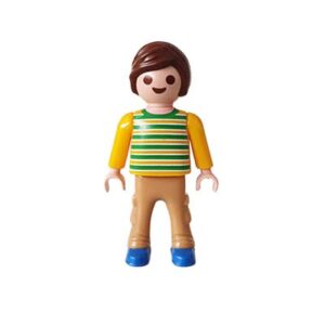 Playmobil Kind Jongen, Lange Broek, Bruin – Sterke Lex