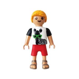Playmobil Kind Jongen Korte Broek, Zwembroek, Rood – Dierbare Elias