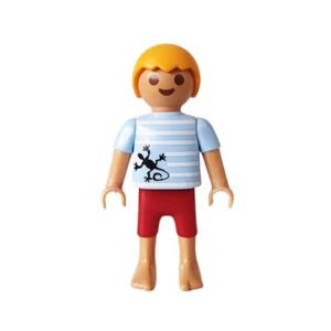 Playmobil Kind Jongen Korte Broek, Zwembroek, Rood – Engelachtige Jurre