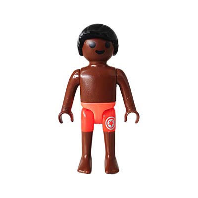 Playmobil Kind Jongen Korte Broek, Zwembroek, Rood – Grappige Jake