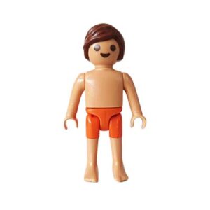 Playmobil Kind Jongen Korte Broek, Zwembroek, Rood – Schattige Dex