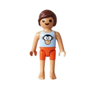 Playmobil Kind Jongen Korte Broek, Zwembroek, Rood – Stoere Ryan
