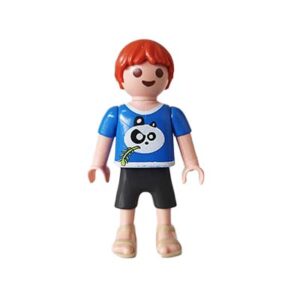 Playmobil Kind Jongen, Korte Broek, Rood, Grijs – Geliefde Morris
