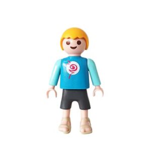 Playmobil Kind Jongen, Korte Broek, Rood, Grijs – Allerliefste Niek