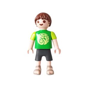 Playmobil Kind Jongen, Korte Broek, Rood, Grijs – Grappige Sepp