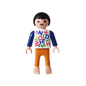 Playmobil Kind Jongen, Korte Broek, Bruin, Wit, Geel – Stoere Julian