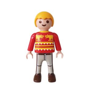 Playmobil Kind Jongen, Lange Broek Grijs Zwart – Heldhaftige Lars