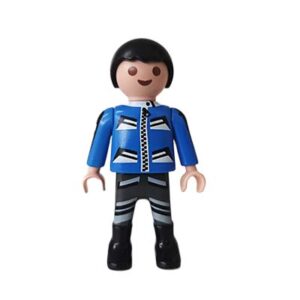 Playmobil Kind Jongen, Lange Broek Grijs Zwart – Schattige Levi