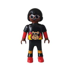 Playmobil Kind Jongen, Lange Broek Grijs Zwart – Stoute Owen
