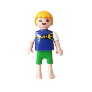 Playmobil Kind Jongen, Korte Broek, Groen, Blauw – Krachtige Thijs