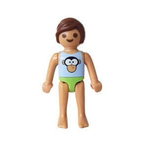 Playmobil Kind Jongen, Korte Broek, Groen, Blauw – Geestige Finn